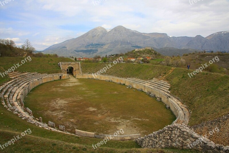 Italy Ruins Arena Stone Historical