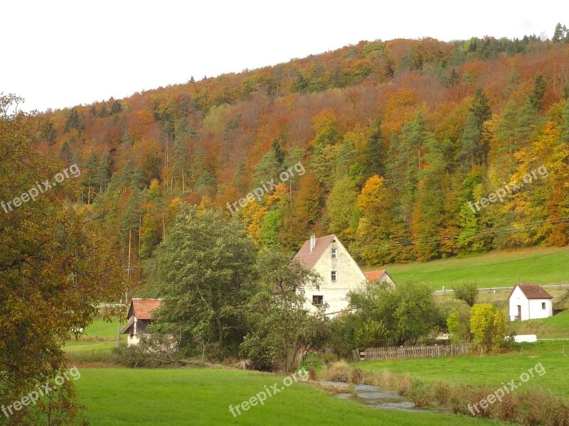 Germany Landscape Mountains Scenic Valley