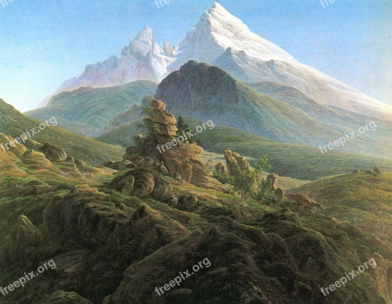 Caspar Friedrich Art Artistic Artistry Painting