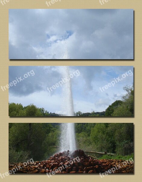 Geyser Andernach Triptych Bubbly Carbon Dioxide