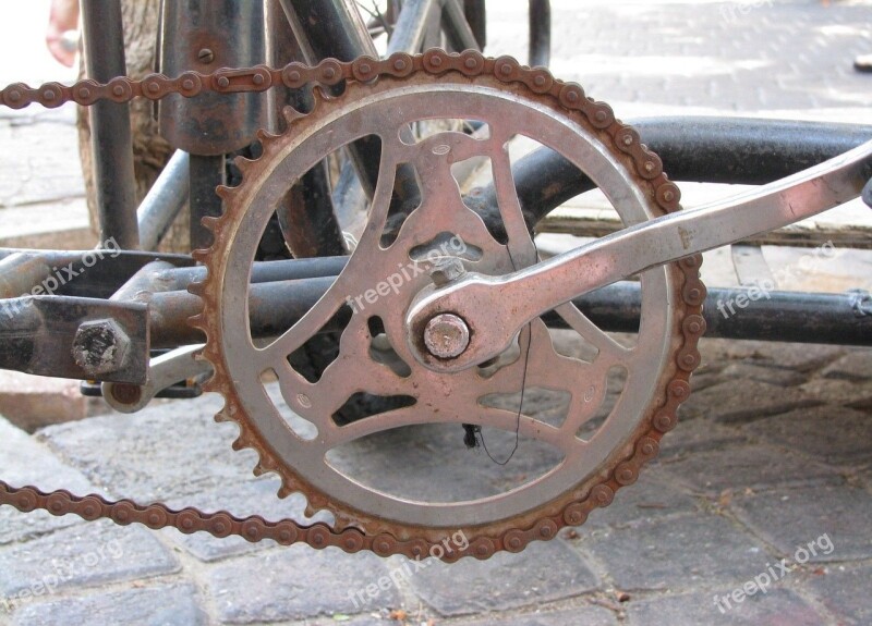 Bicycle Rusty Metal Old Bike