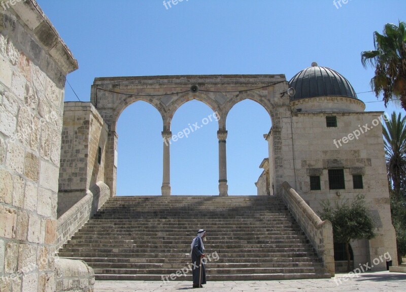 Dome Of The Rock Shrine Temple Old City