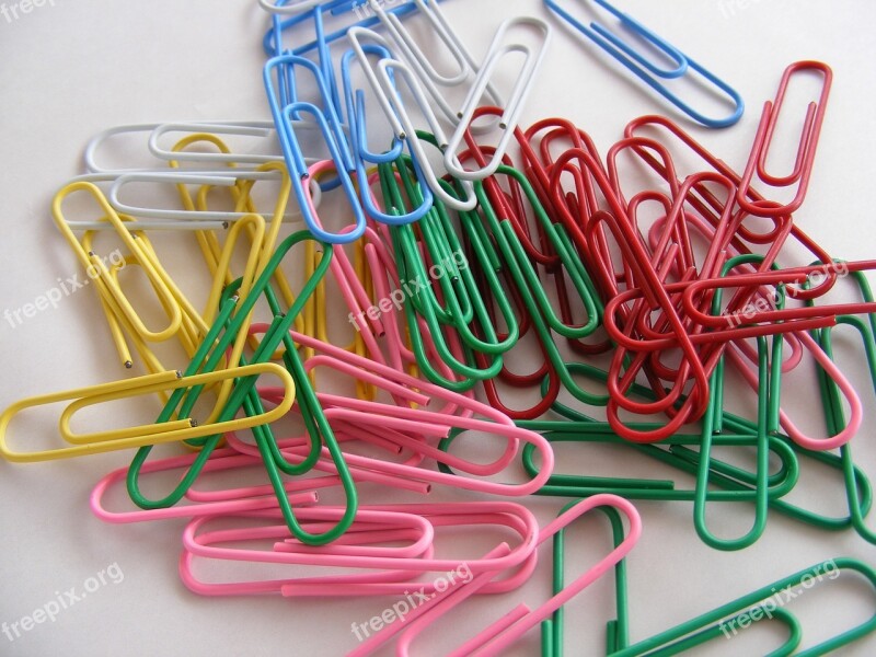 Binder Clips Colored Multi Office