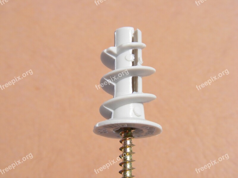 Drill Nylon Plasterboard Plastic Plug