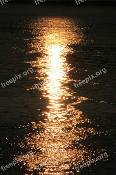 Danube Reflecting Reflection River Romania