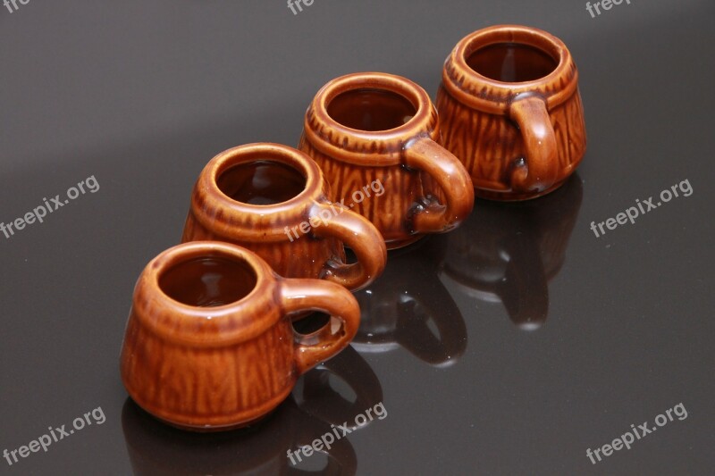 Ceramic Cup Decorative Mini Miniature