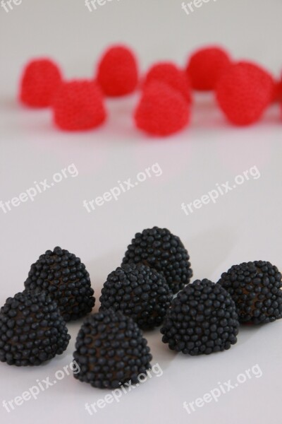 Black Blackberries Candy Chewy Flavored