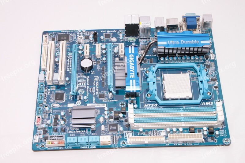 Am3 Amd Gigabyte Mainboard Motherboard