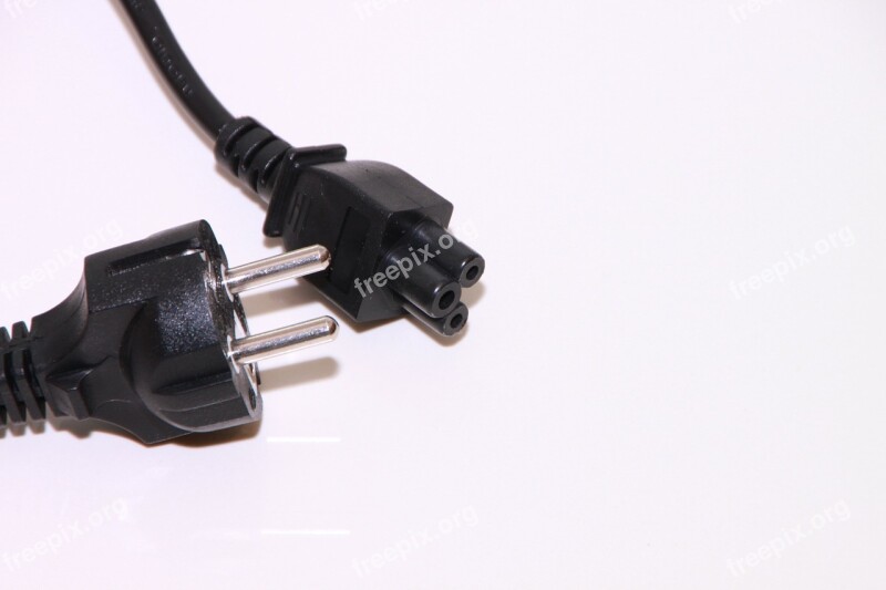 Adapter Black Cable Cord Detachable