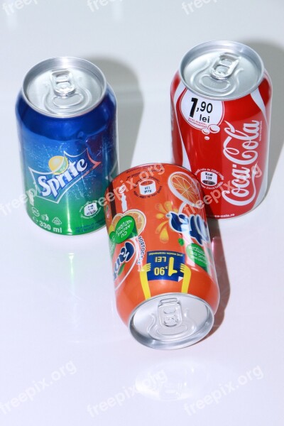 Aluminum Can Coca Cola Drink