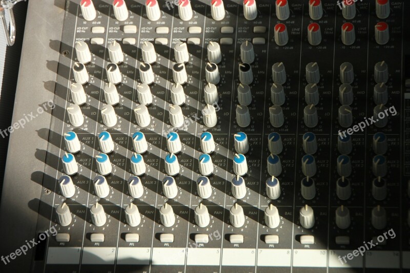 Amplifier Audio Dynacord Mixer Music