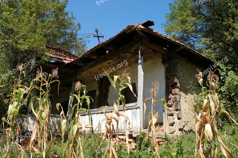 Abandoned Buildings Damaged House Old