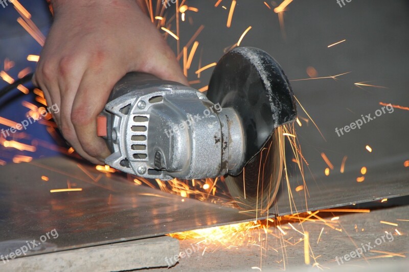 Angle Cutting Grinder Iron Metal