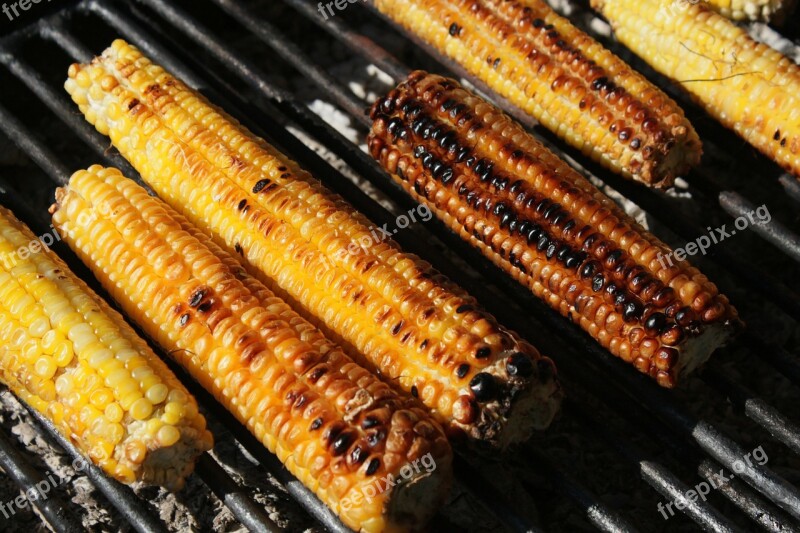 Barbecue Corn Fresh Grill Grilled