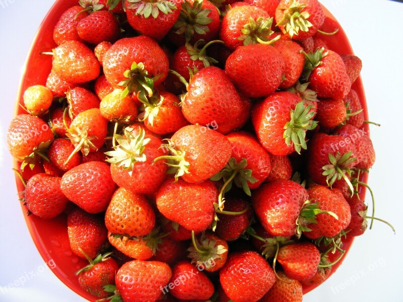 Nature Fruits Vegetables Strawberry Swet