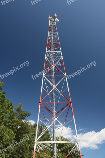 Blue Cell Cellular Clouds Communication