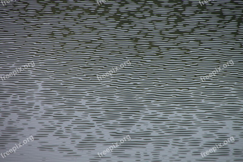 Blue Dark Lake Liquid Ripples