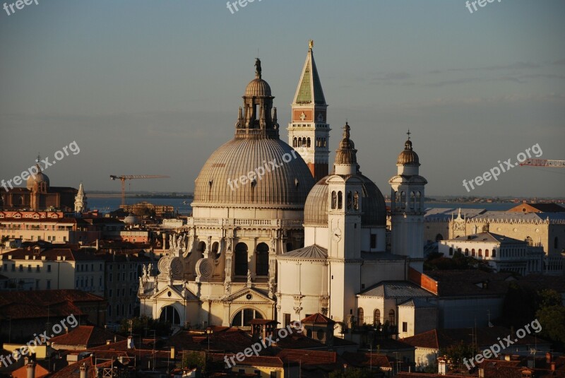 Buildings City Italy Sunset Venice