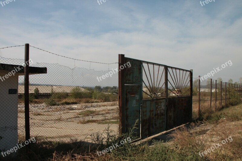 Abandoned Factories Gates Iron Old