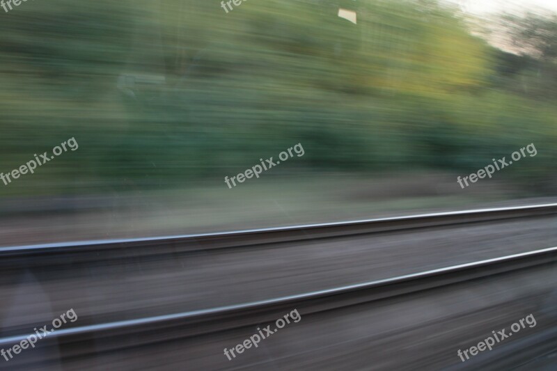 Blurred Motion Railway Speed Track