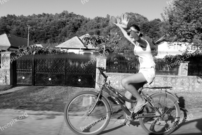 Bicycle Bikes Country Girls Riding