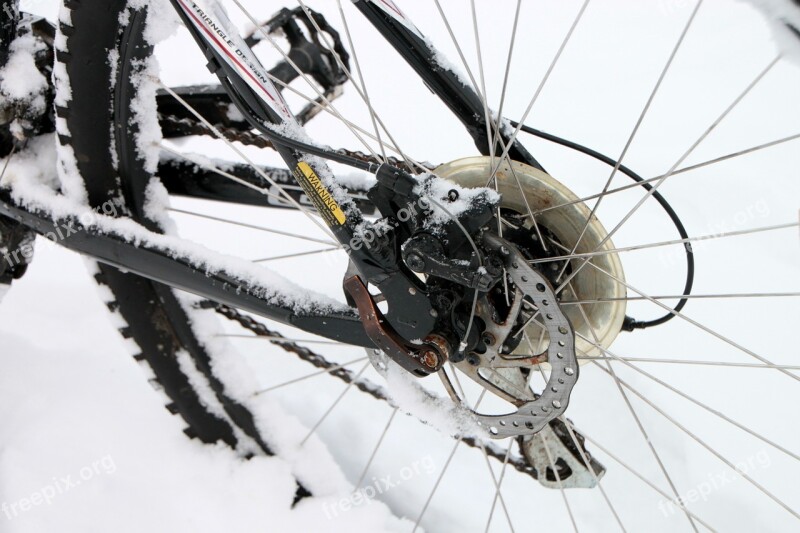 Bike Cold Cycling Mountain Riding