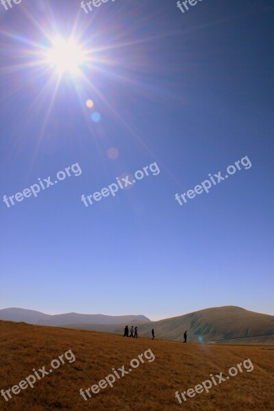 Carpathian Light Mountains Rock Shining