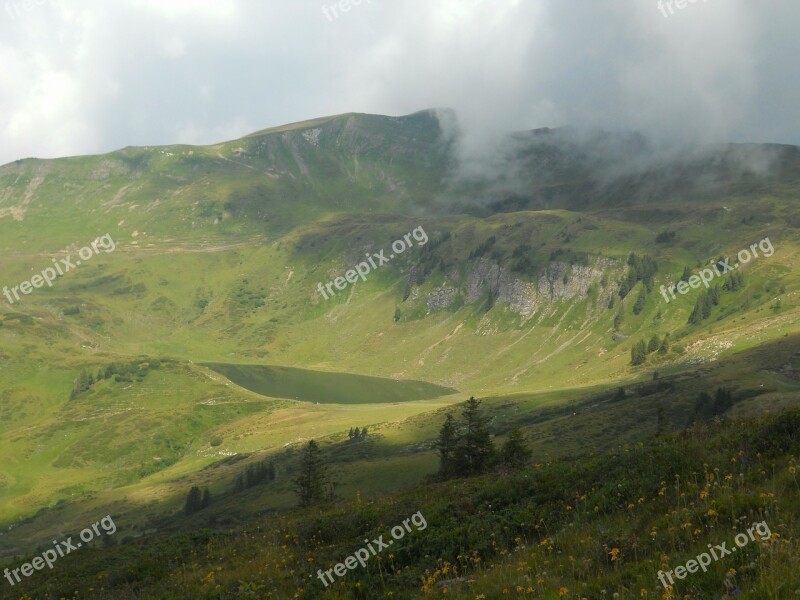 Austria Landscape Sky Clouds Scenic