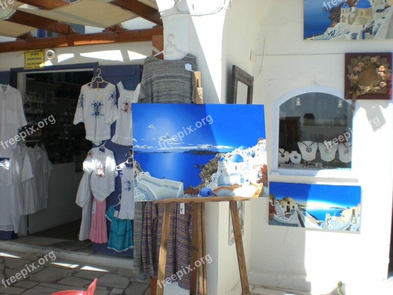 Santorini Greek Island Greece Marine Gift Shop