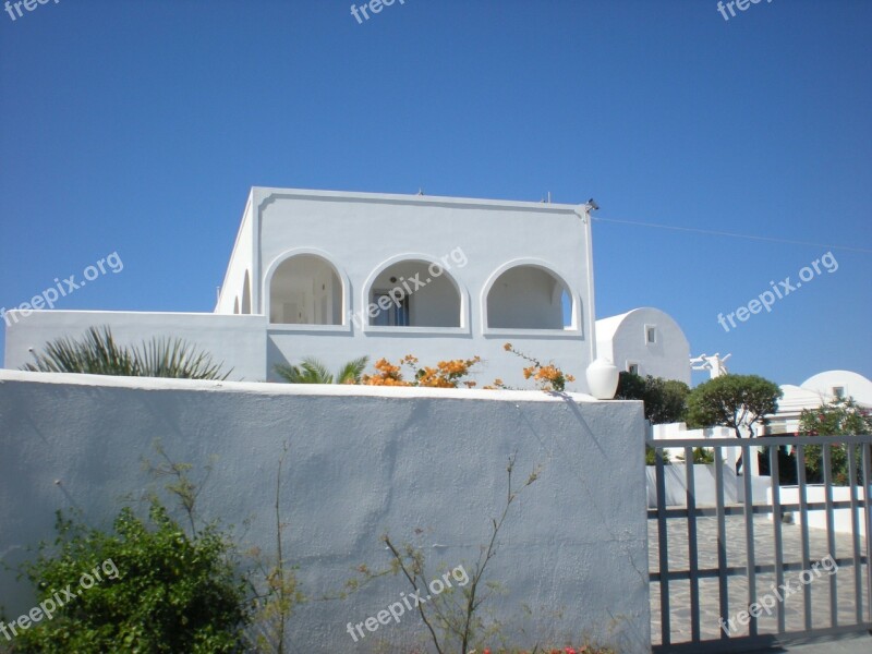 Santorini Greek Island Greece Marine Street View