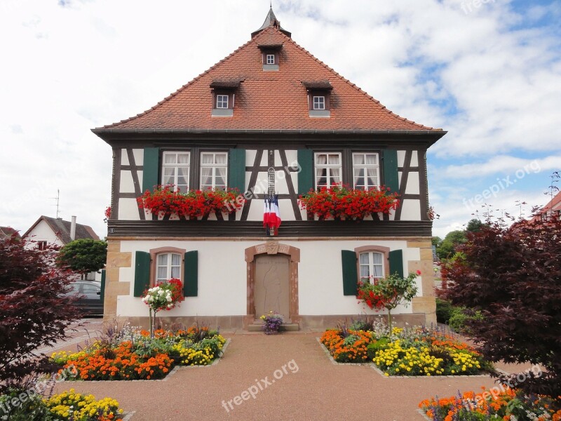 Seebach France House Home Sky