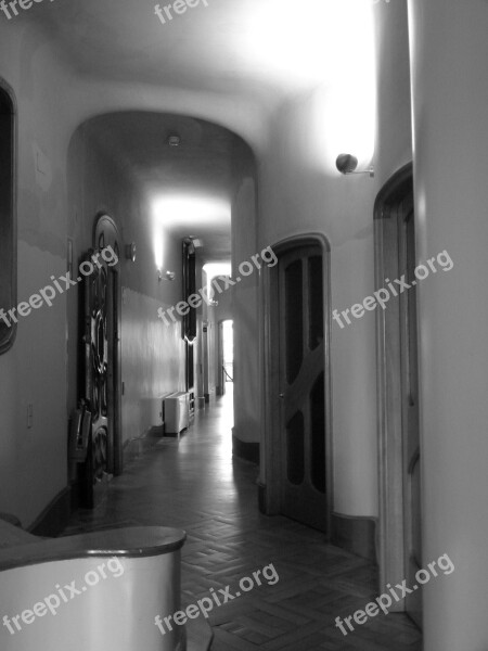 Barcelona Battlo House Catalonia Spain Hallway