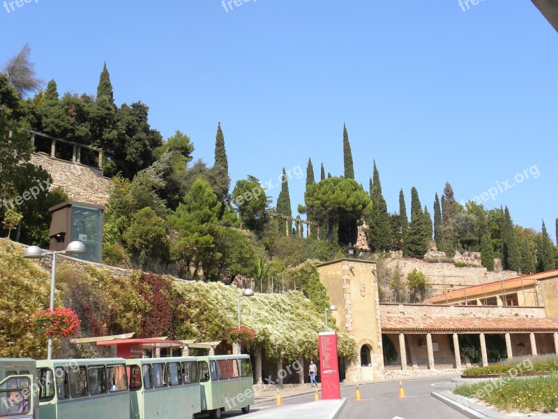 Monserrat Station Mountains Europe Architecture