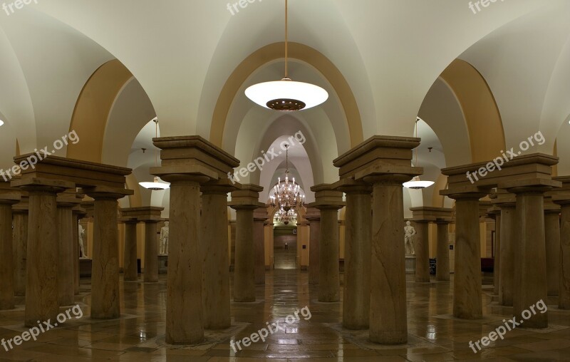 Washington Dc Capitol Building Inside Interior Columns