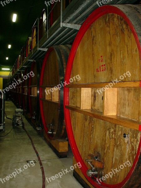 Frescobaldi Nipozzano Wine Cellar Wine Barrels Tuscany