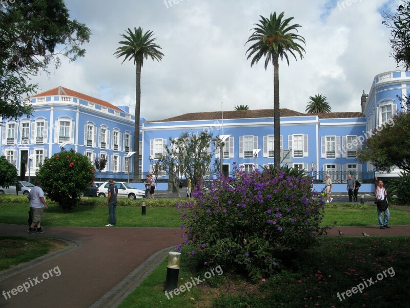 Azores Manor House House Blue Villa House