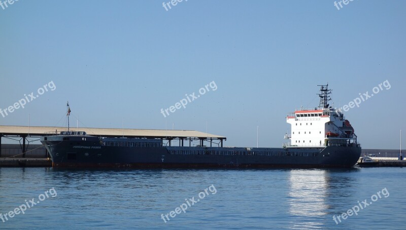 Boat Port Sea Merchant Docked