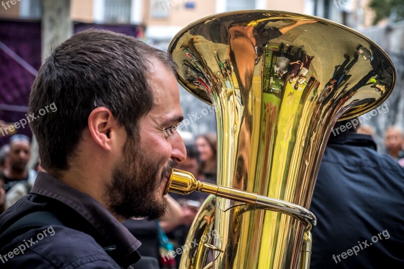 Musician Street Trombone Orchestra Group