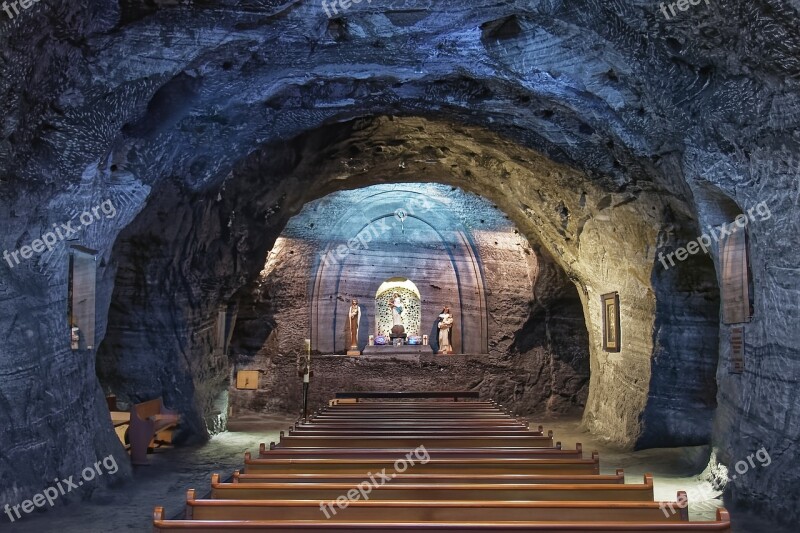 Colombia Zipaquira Salt Cathedral Travel Church