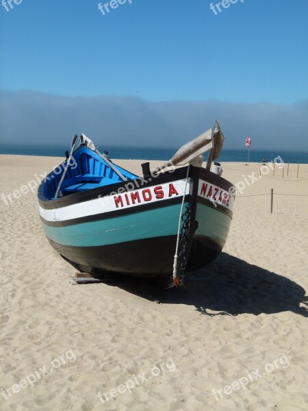 Portugal Boat Beach Sea Tourism