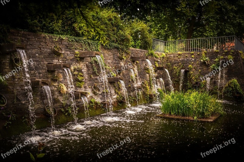 Fountains Trick Water Tilt Shift