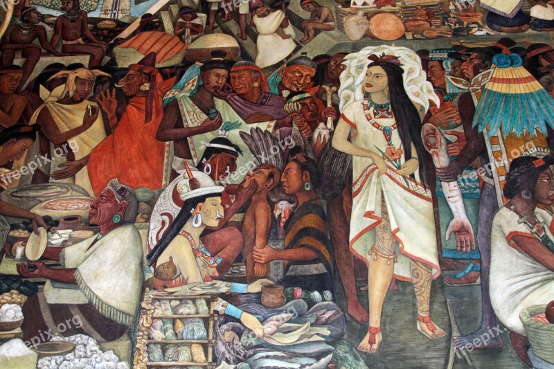 Mural Diego Rivera Mexican Artist