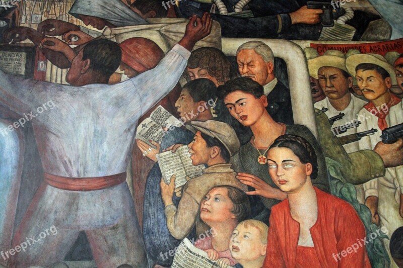 Mural Diego Rivera Mexican Artist