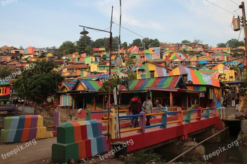 Kampung Pelangi Rainbow Village Semarang Indonesia Centraljava Java