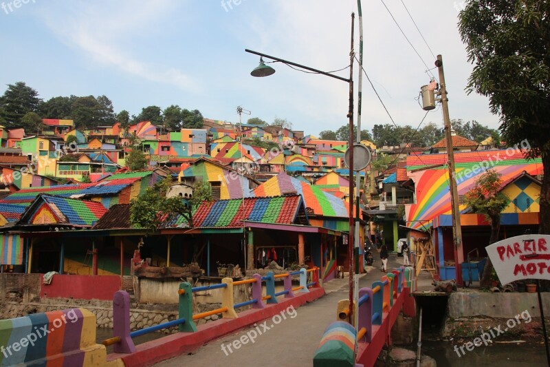 Kampung Pelangi Rainbow Village Semarang Indonesia Centraljava Java