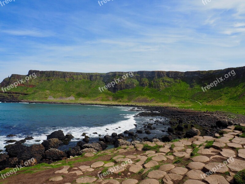 Giants Causeway Ireland Nature Landscape Travel