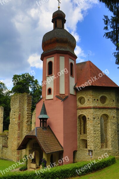 Church Ruins Baroque Ruin Forest Landscape