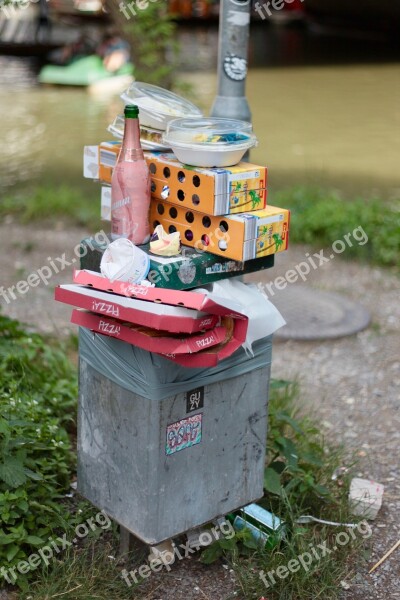 Garbage Garbage Can Pollution Dirt Plastic