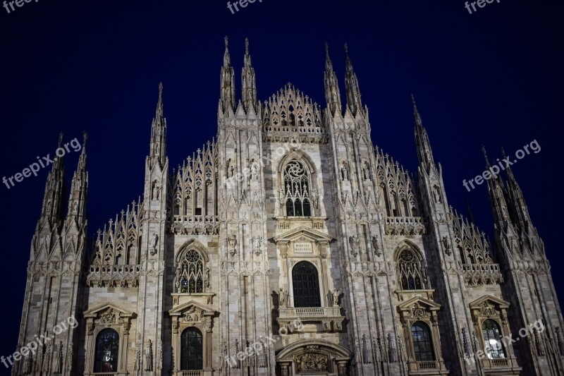 Italy Milano Duomo Architecture Church