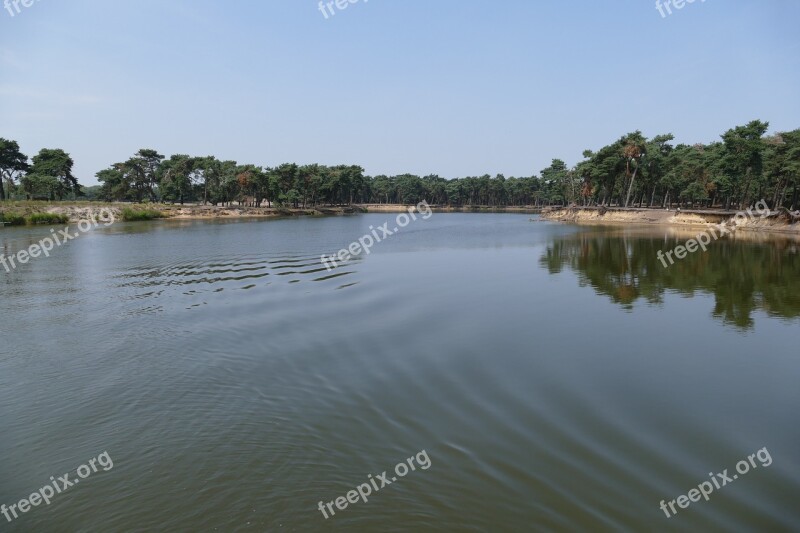 River Water Nature Landscape Savannah